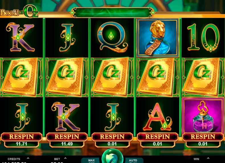 Book of Oz game - play for free