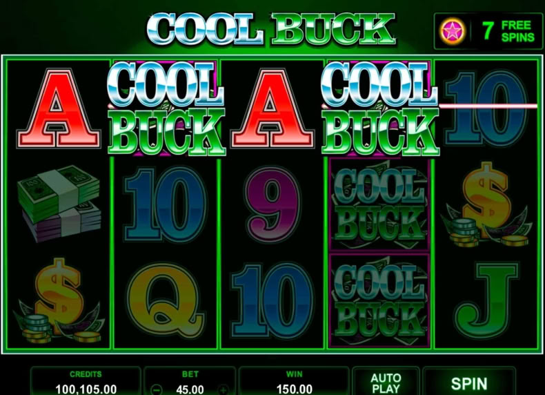 Cool Buck 5 Reel game - play for free