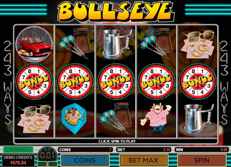Bullseye game - play for free