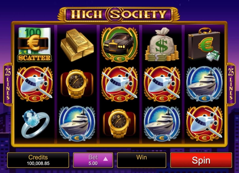 High Society game - play for free