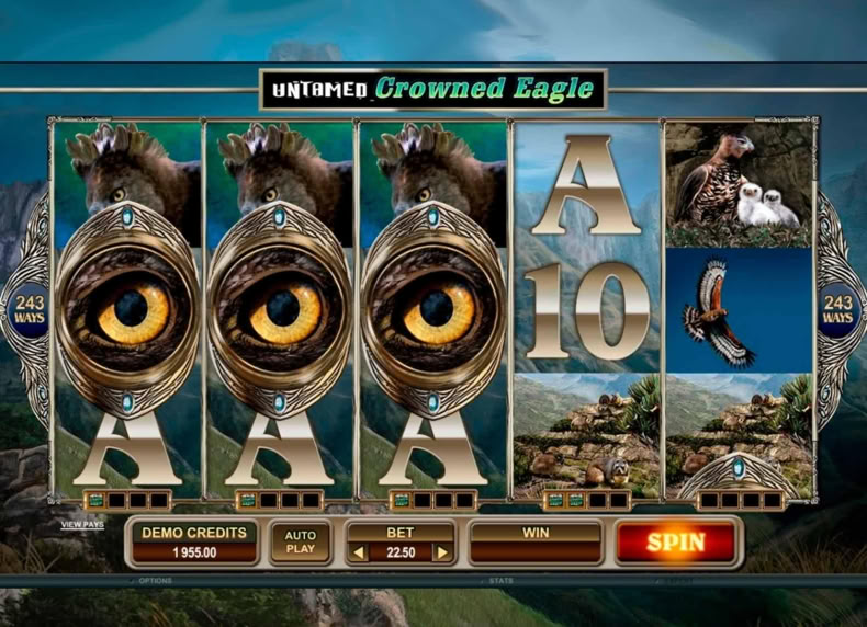 Untamed Crowned Eagle game - play for free