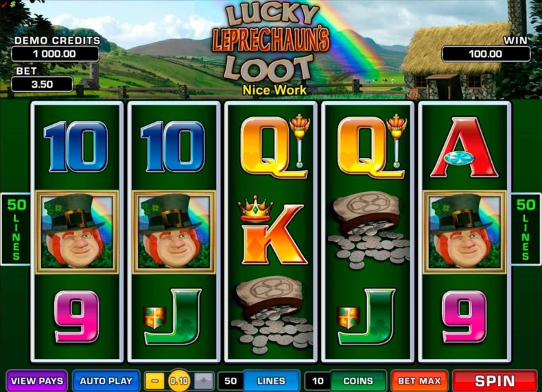 Lucky Leprechaun's Loot game - play for free