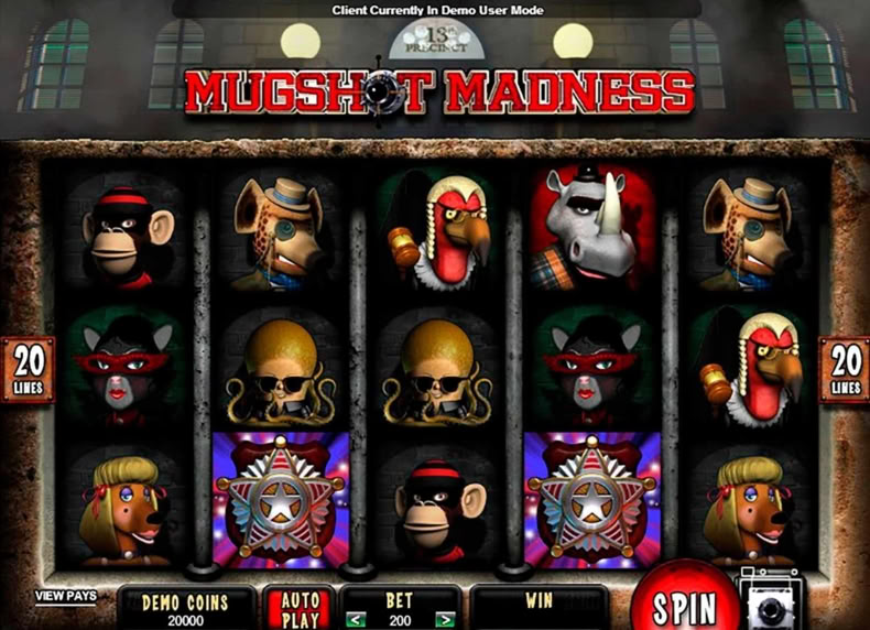 Mugshot Madness game - play for free