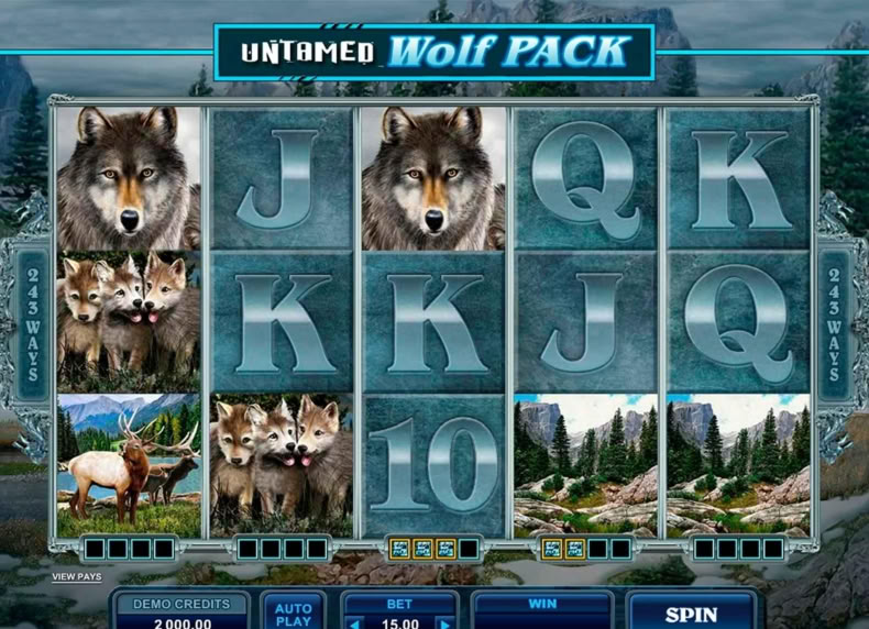 Untamed Wolf Pack game - play for free