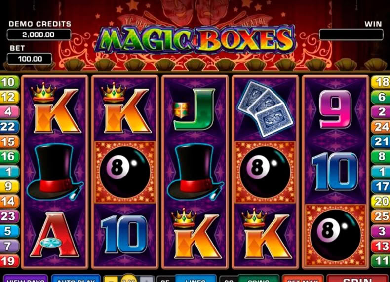 Magic Boxes game - play for free