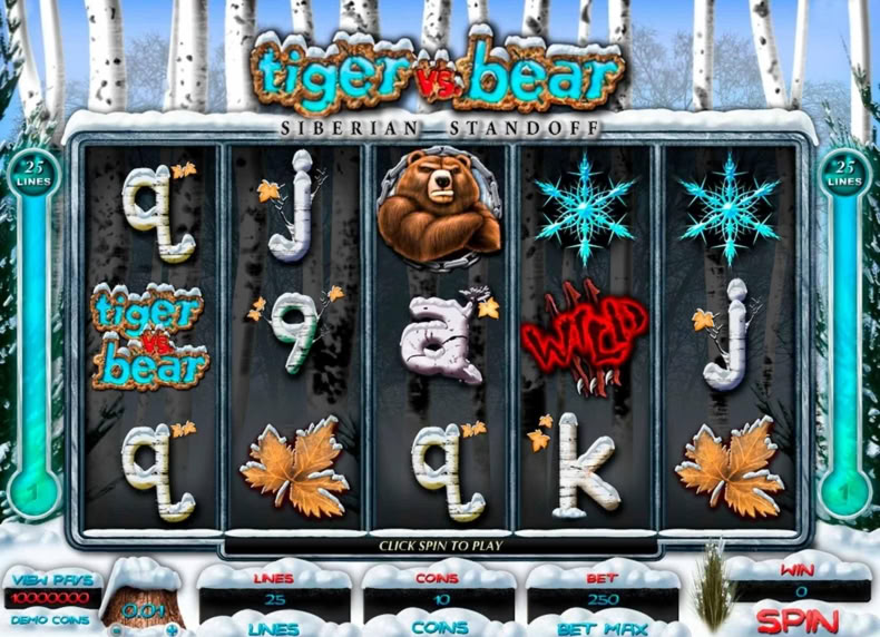 Tiger vs Bear game - play for free