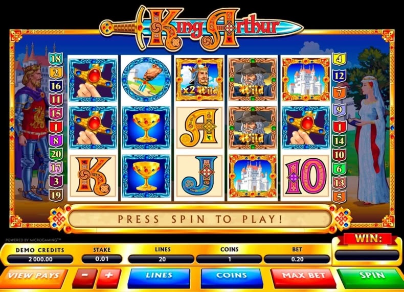 King Arthur game - play for free