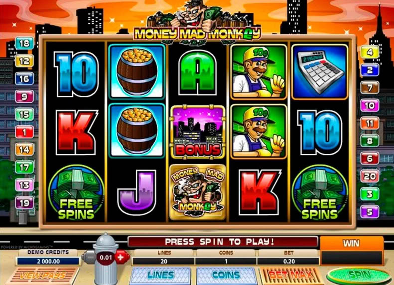 Money Mad Monkey game - play for free