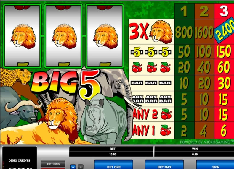 Big 5 Blackjack Gold game - play for free