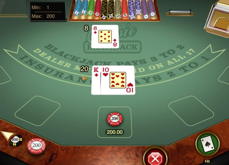 Classic Blackjack Gold game - play for free