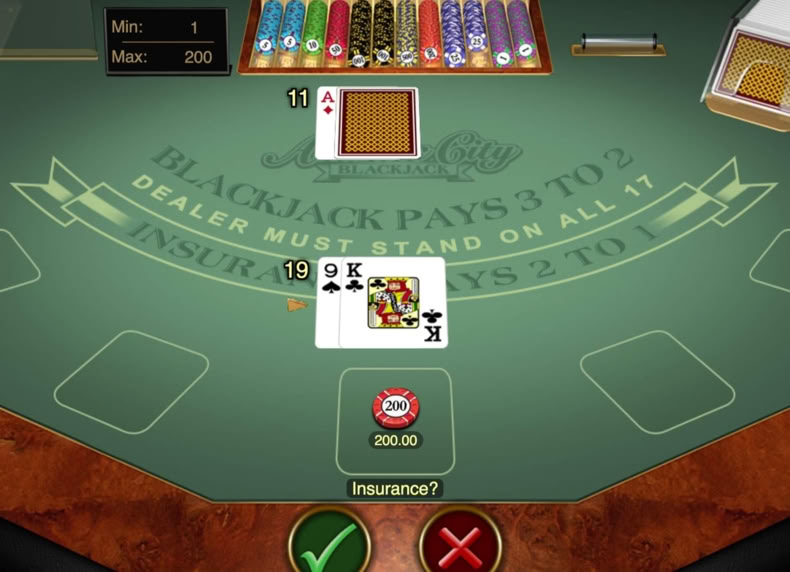 Atlantic City Blackjack Gold game - play for free