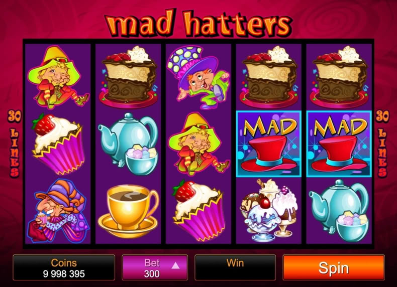 Mad Hatters game - play for free