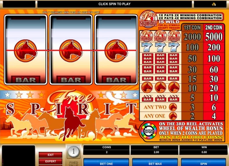 Free Spirit game - play for free