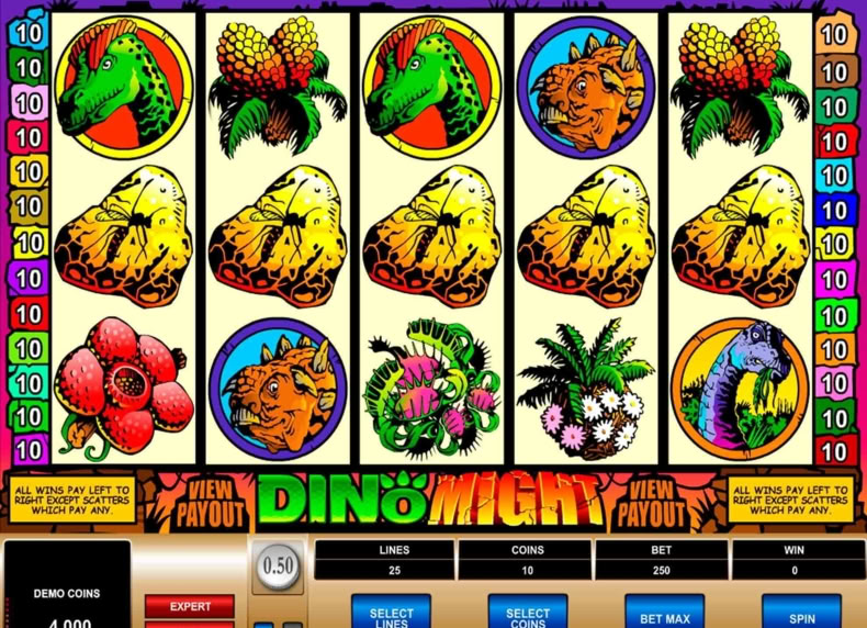 Dino Might game - play for free
