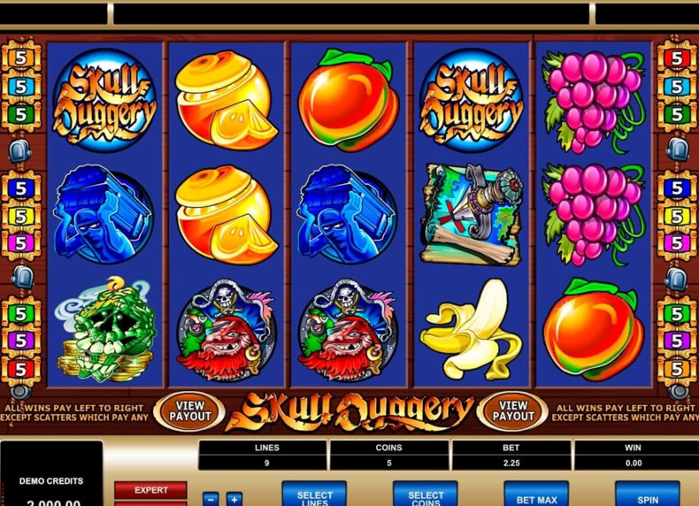 Skull Duggery game - play for free