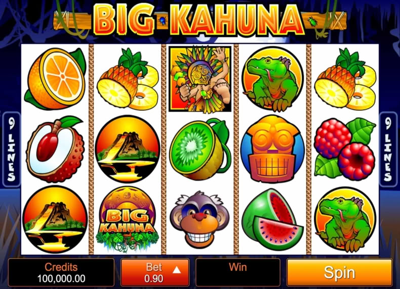 Big Kahuna game - play for free