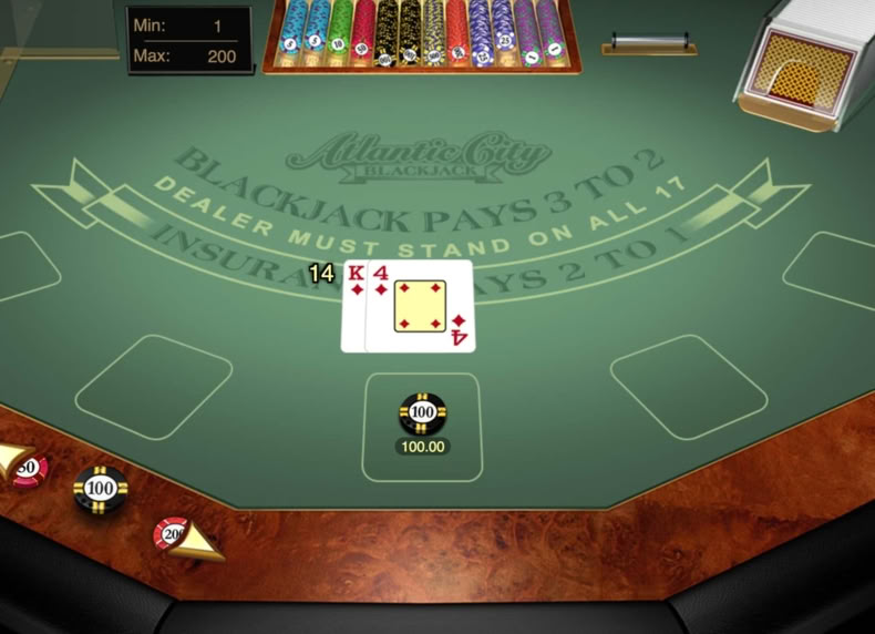 Atlantic City Blackjack game - play for free