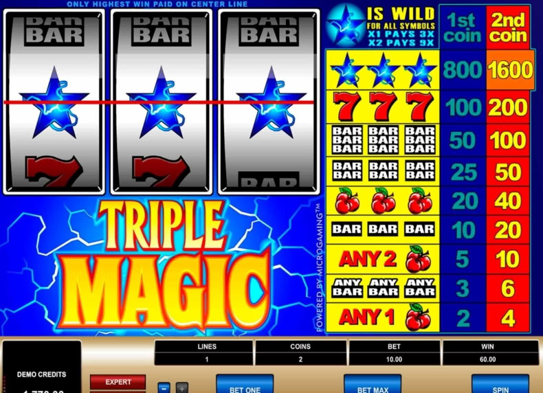 Triple Magic game - play for free