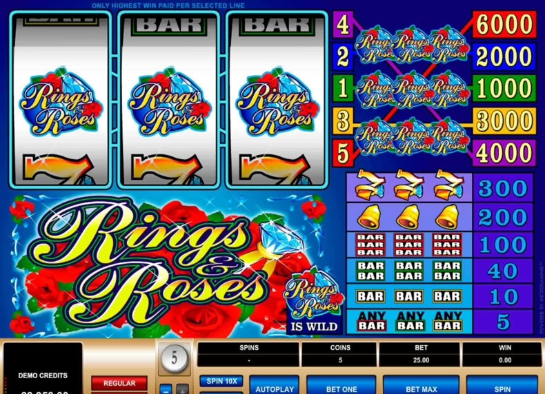Rings and Roses game - play for free