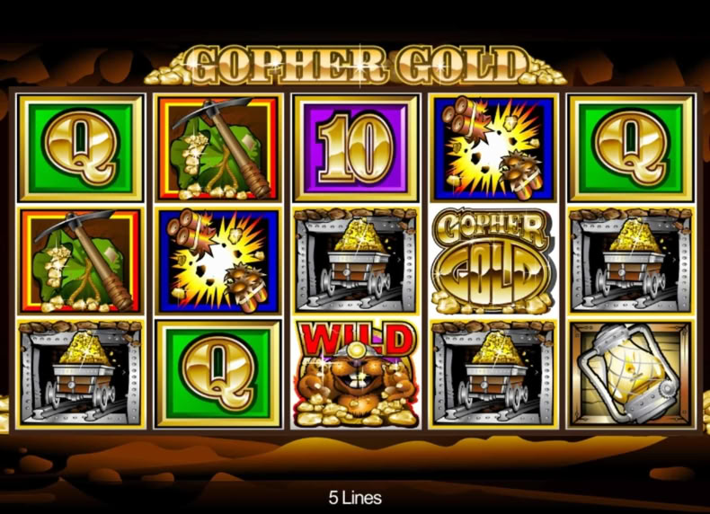 Gopher Gold game - play for free