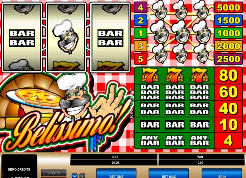 Belissimo game - play for free