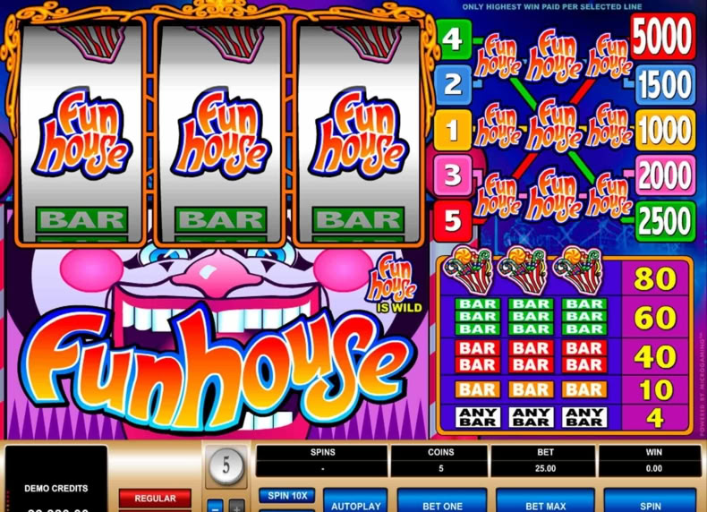 Fun House game - play for free