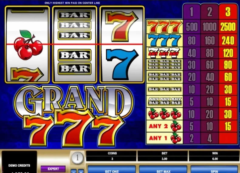 Grand Sevens game - play for free