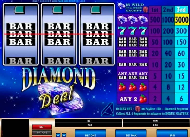 Diamond Deal game - play for free
