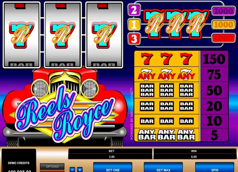Reels Royce game - play for free
