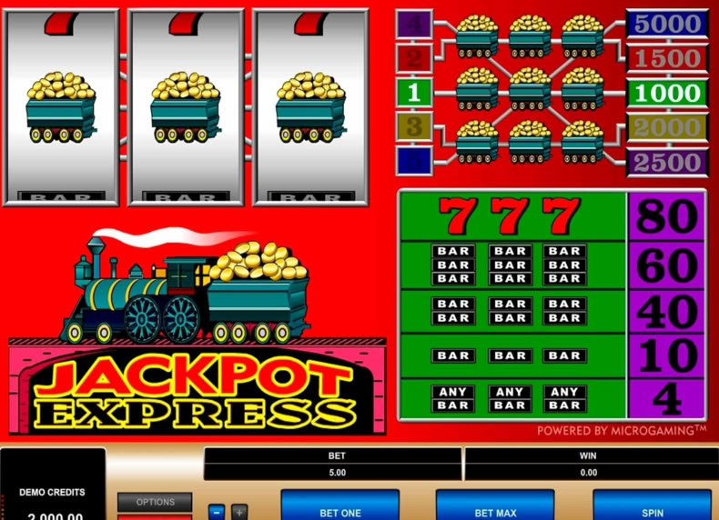 Jackpot Express game - play for free