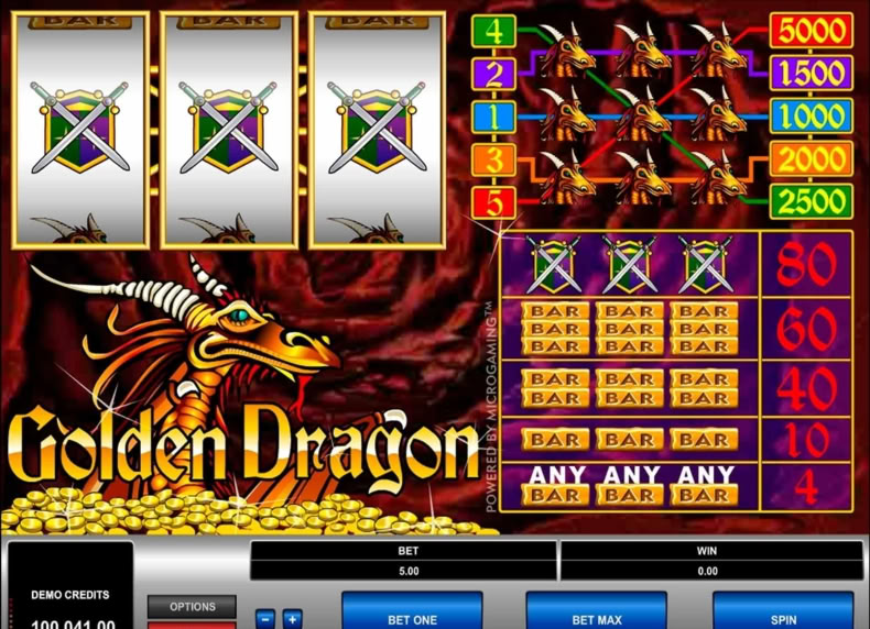 Golden Dragon game - play for free