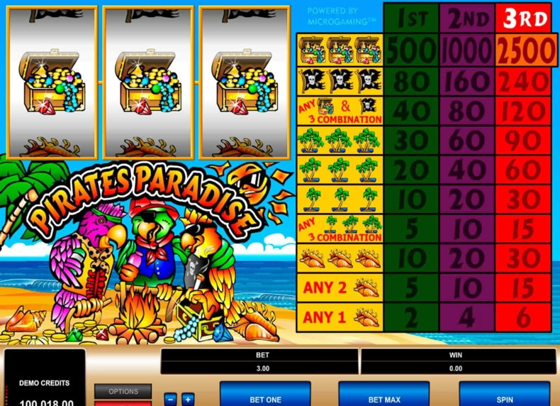 Pirates Paradise game - play for free