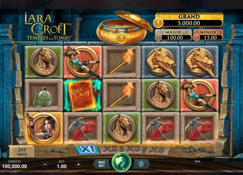 Lara Croft® Temples and Tombs™ game - play for free