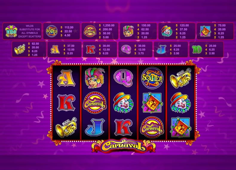 Carnaval game - play for free