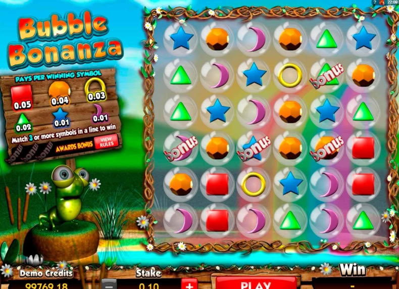 Bubble Bonanza game - play for free