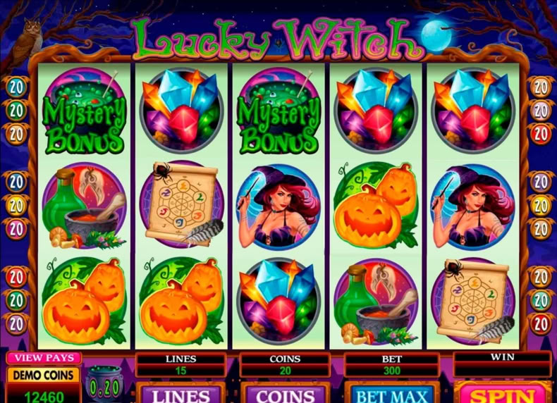 Lucky Witch game - play for free