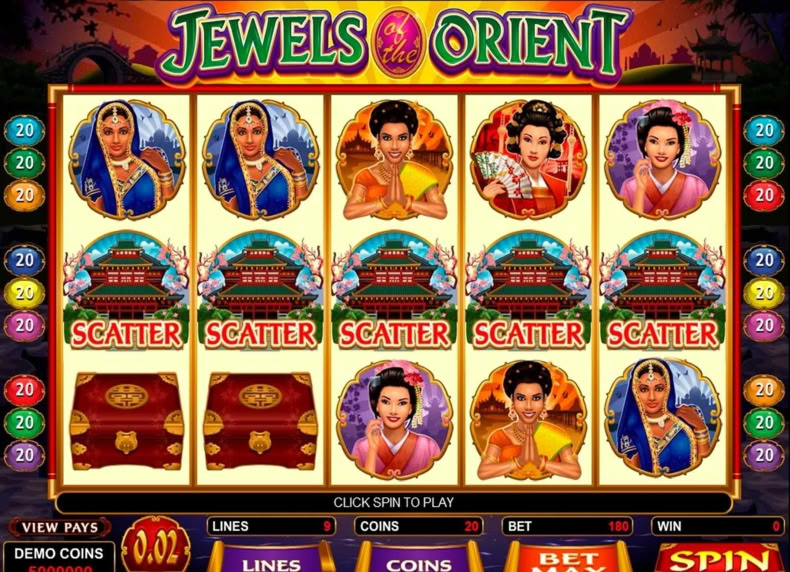 Jewels of the Orient game - play for free