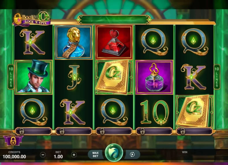 Book of Oz: Lock 'N Spin game - play for free