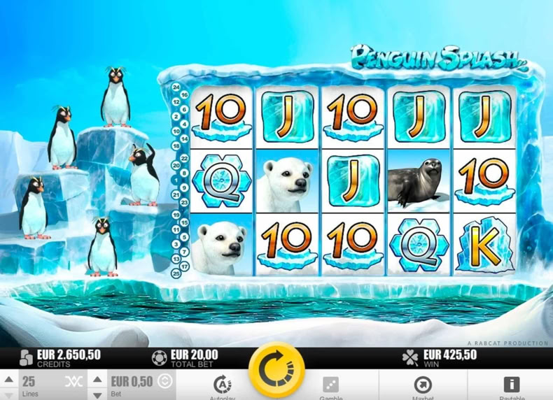Penguin Splash game - play for free