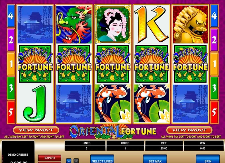 Oriental Fortune game - play for free
