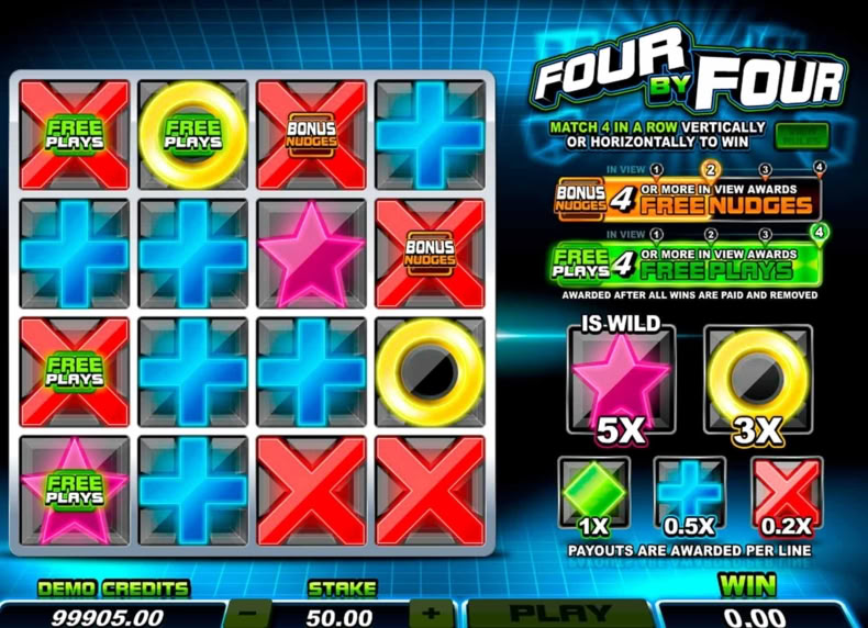 Four By Four game - play for free