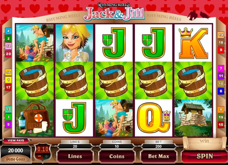 Rhyming Reels - Jack and Jill game - play for free