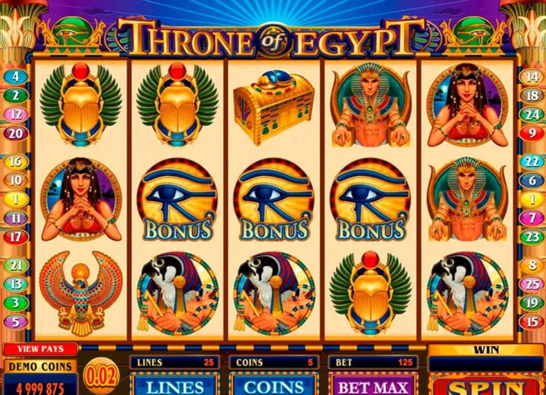 Throne of Egypt game - play for free
