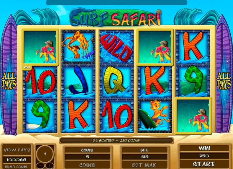 Surf Safari game - play for free
