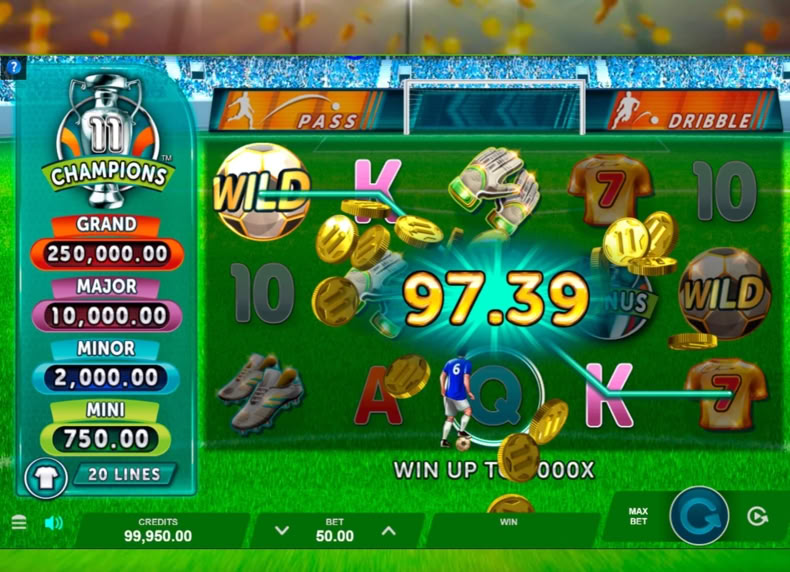 11 Champions game - play for free