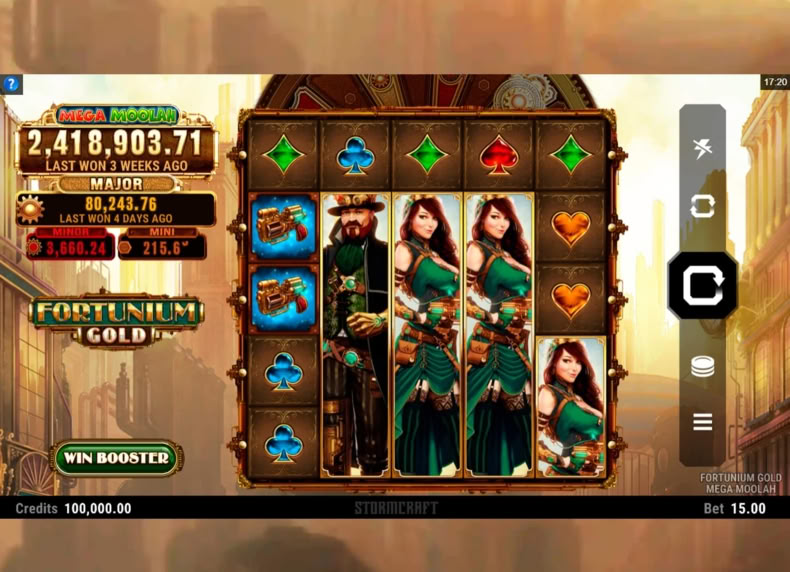 Fortunium Gold Mega Moolah game - play for free