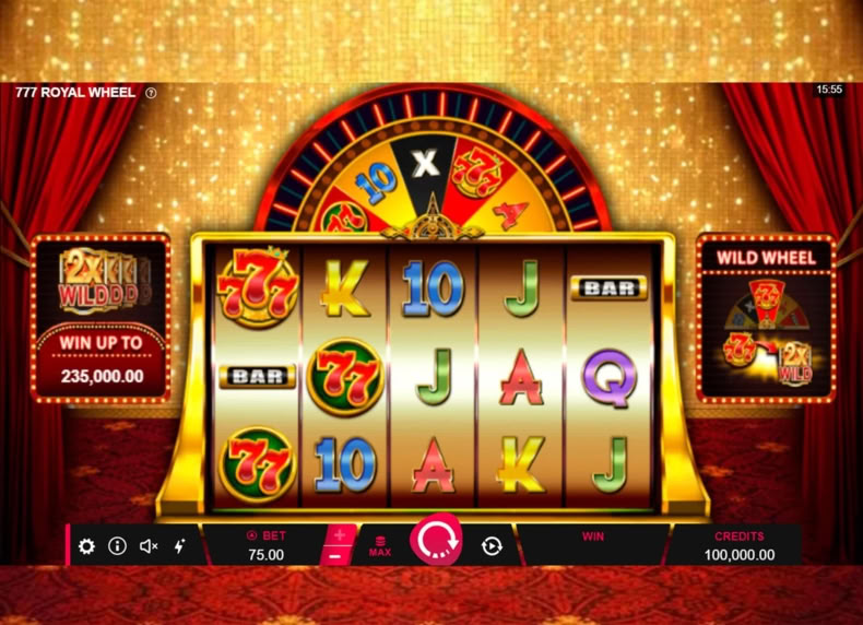 777 Royal Wheel game - play for free