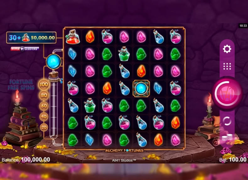 Alchemy Fortunes game - play for free