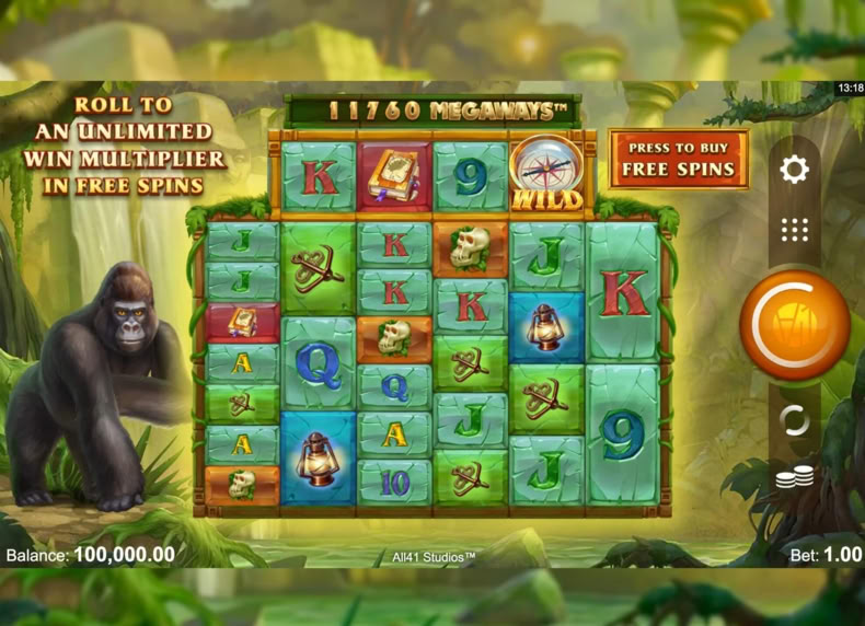 Forgotten Island Megaways game - play for free