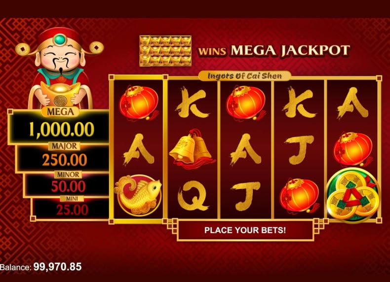 Ingots of Cai Shen game - play for free